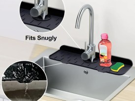 Escurrior goma bajo canilla mesada